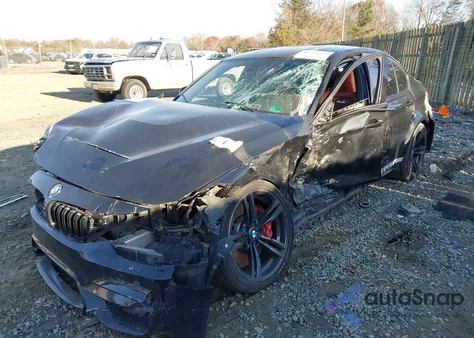 2015 BMW M3 из США, поврежденный, VIN WBS3C9C5XFP803214